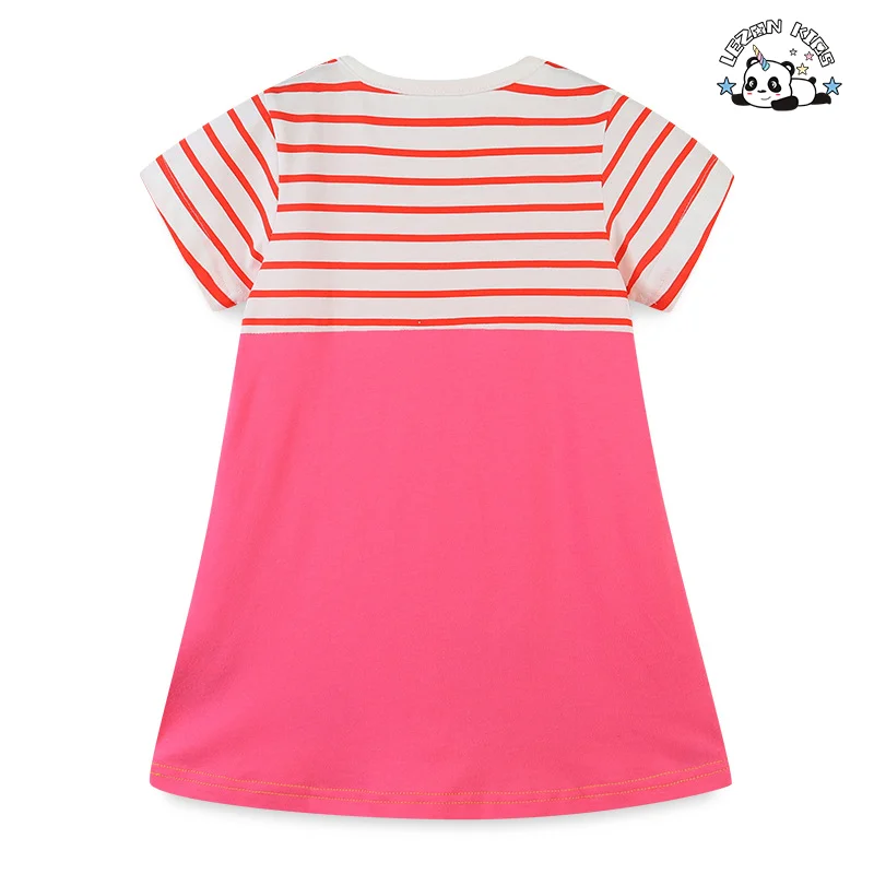 LEZONKIDS - Vestidos personalizados para meninas da fábrica ODM Elegantes vestidos florais de manga longa casuais para festas para 2-14 anos
